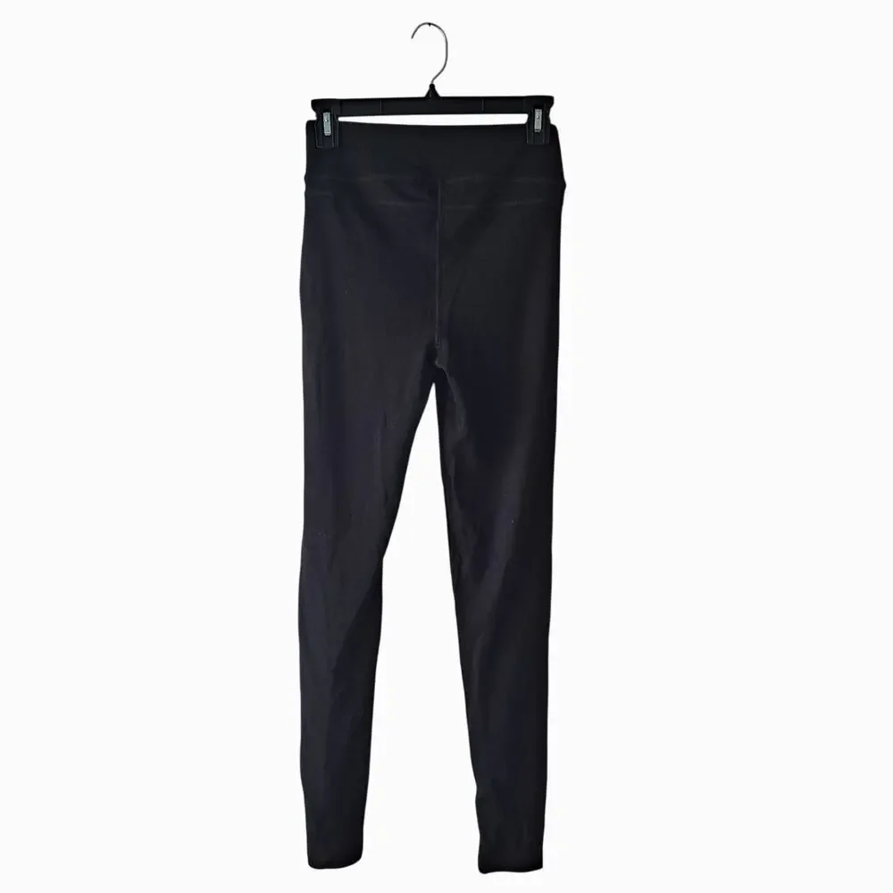 NWT Quince 100% Merino Wool Cold Weather Base Layer Leggings Black Women Size XS